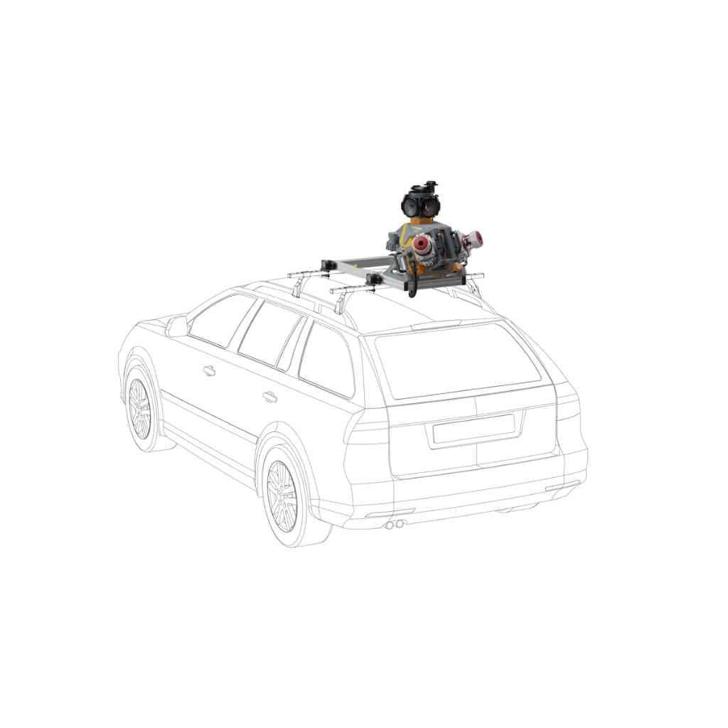T001990 Trimble MX90, Dual Head, AP+60, 72 MP Spherical + 3x12MP